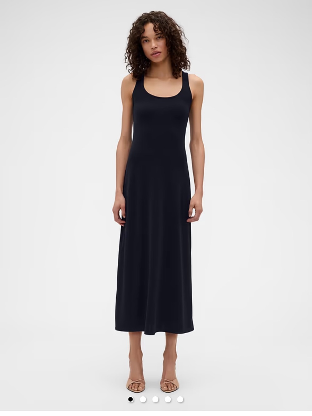 Victoria Beckham for gap navy  Scoop-Neck Maxi Dress
